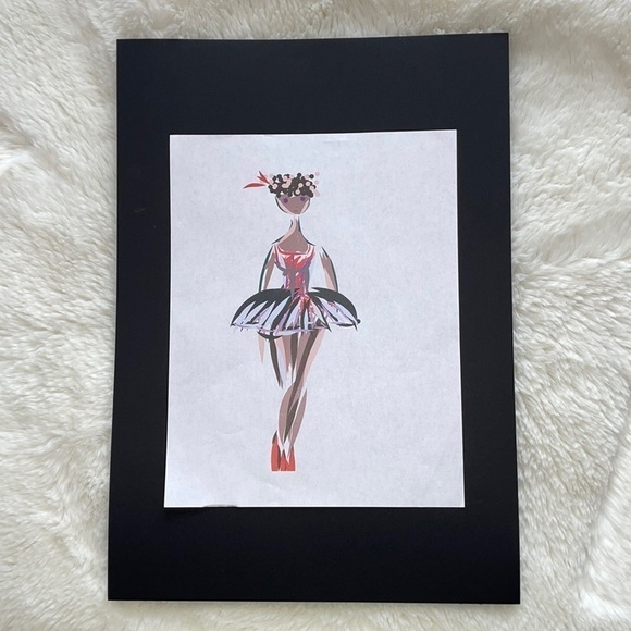 Digital illustration print from my book on amazon by me Sinta Margot with tablet - Picture 1 of 3